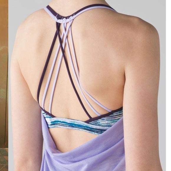 Lululemon athletica Lighten Up Tank, heathered lilac, size 6 - Picture 1 of 12